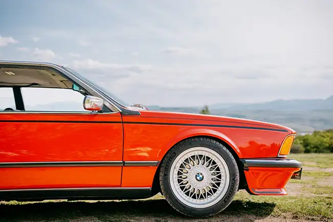 Classic BMW 635CSi for rent - 80s luxury sports coupe