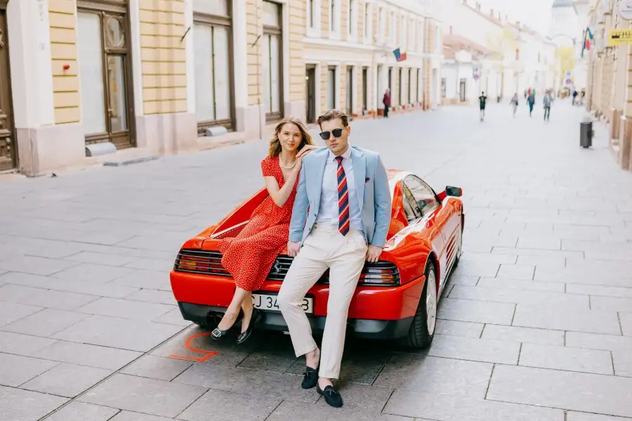 Classic Ferrari self drive rental in Romania